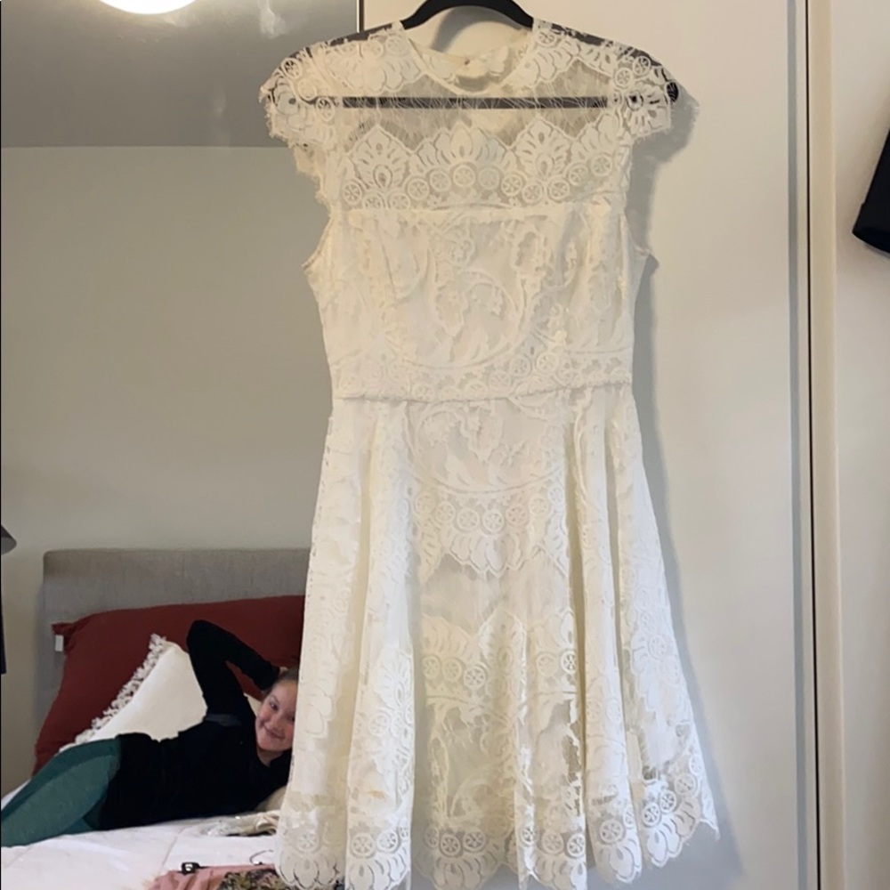 White dress!